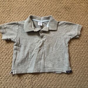 Gymboree Light Gray Boys Polo Shirt with Collar